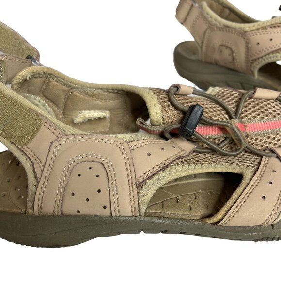 Watermates Closed Toe Sandal Womens 9M Beige Pink Summer - Picture 6 of 11